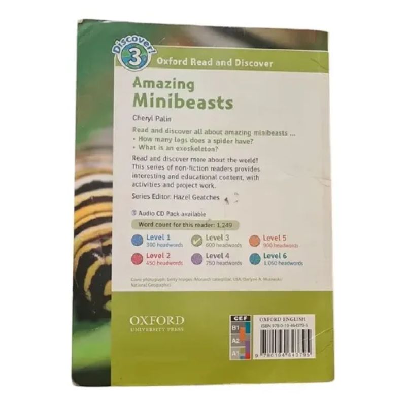 Amazing Minibeasts- Oxford Read And Discover 3 (Usado) - Miniatura 2