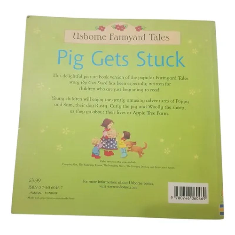 Pig Gets Stuck  - Usborne Farmyard Tales (Usado) - Miniatura 2