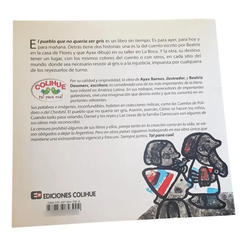 El Pueblo Que No Queria Ser Gris - Doumerc, Barner - Colihue (Usado) - Miniatura 2