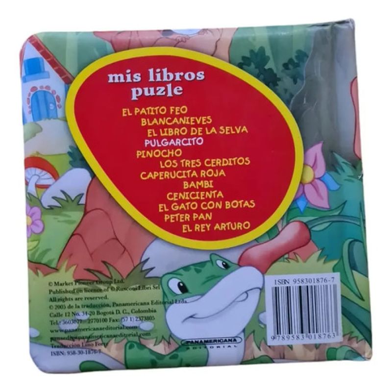 Pulgarcito-mis Libros Puzzle (6 Puzles-6 Piezas) Acolchado (Usado) - Miniatura 5