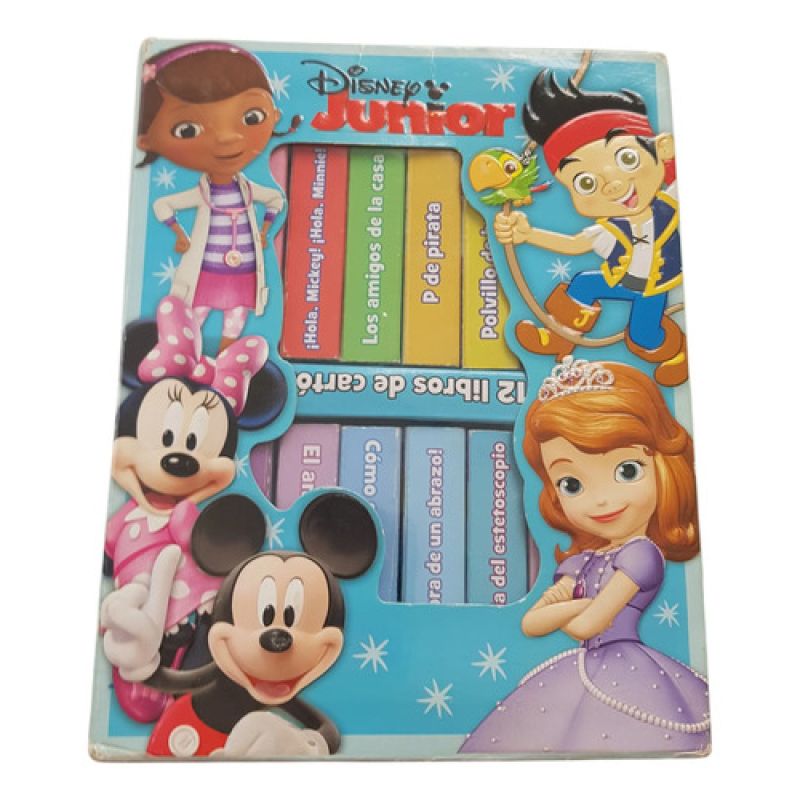 Mi Primer Biblioteca Disney Juniors - 12 Libritos - C/valija (Usado) - Miniatura 2