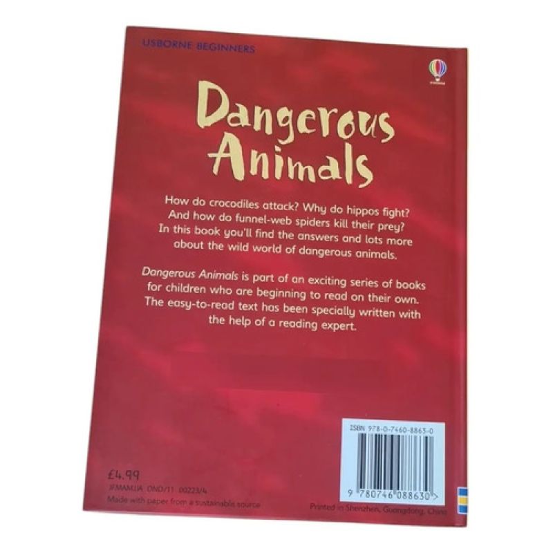 Libro Dangerous Animals - Usborne -rebecca Gilpin -tapa Dura (Usado) - Miniatura 2