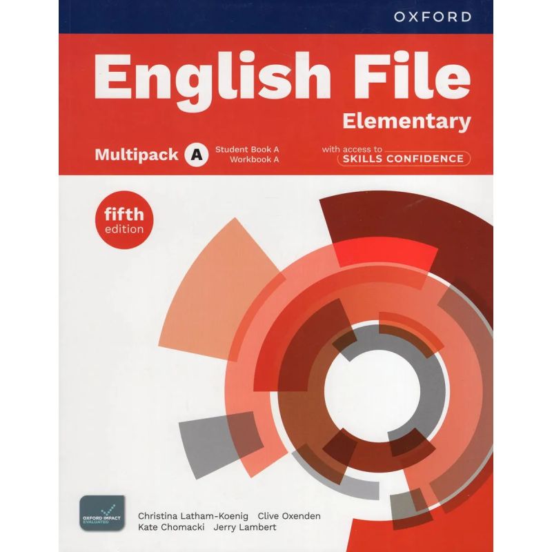 ENGLISH FILE ELEMENTARY 5/ED.- MULTIPACK A + SKILLS CONFIDENCE (Nuevo)
