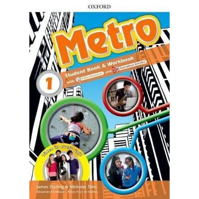 METRO 1 - SB + WB + ONLINE HOMEWORK + SMARTPHONE ACTIVITIES