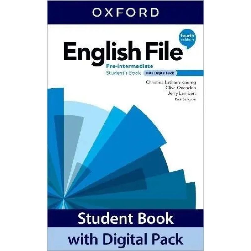 ENGLISH FILE PRE-INT. 4/ED.- SB W/DIGITAL PACK (Nuevo)
