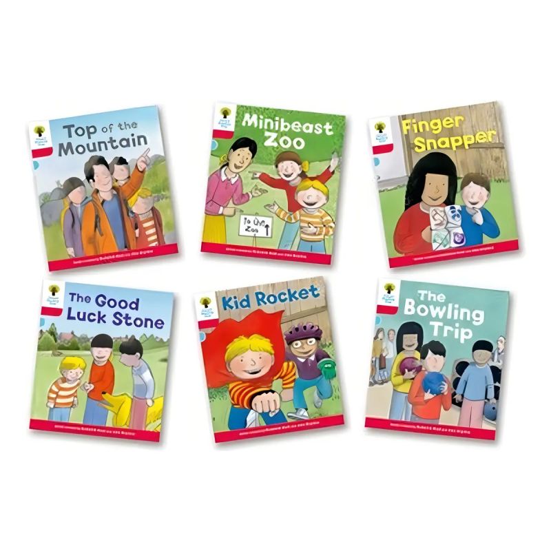 BIFF, CHIP AND KIPPER DECODE &amp; DEVELOP 4 STORIES A PACK OF 6 - ORT (Nuevo)