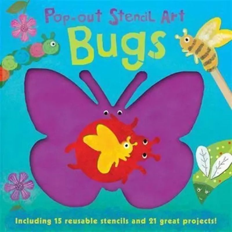 POP-OUT STENCIL ART: BUGS* (Nuevo)