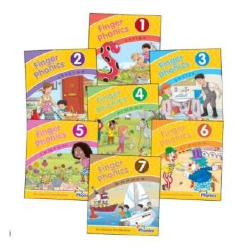 JOLLY LEARNING FINGER BOOKS 1-7