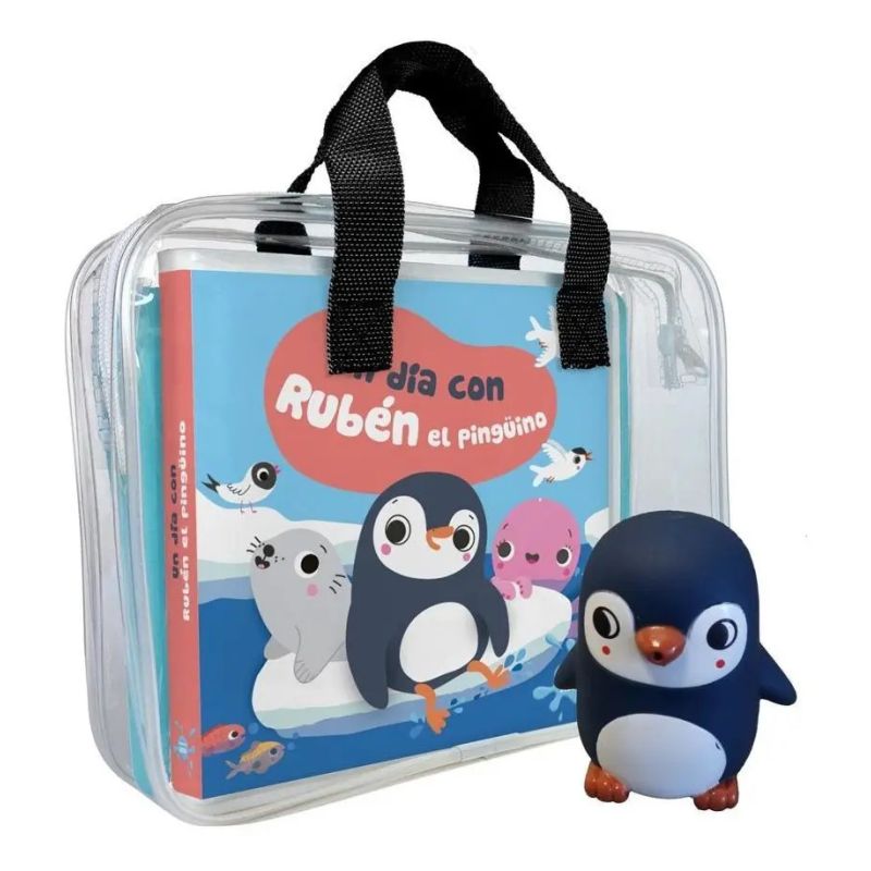 UN DIA CON RUBEN EL PINGUINO - LIBROS DE BAÑO - C/ JUGUETE