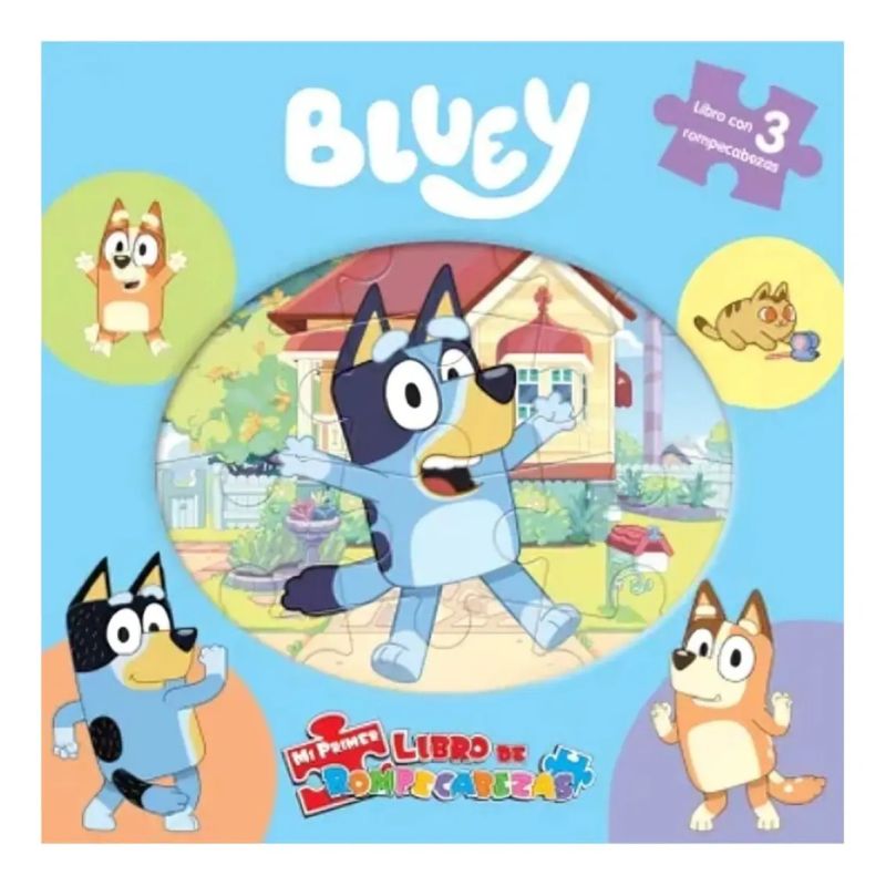 BLUEY - MI PRIMER LIBRO DE ROMPECABEZAS - TD (Nuevo)