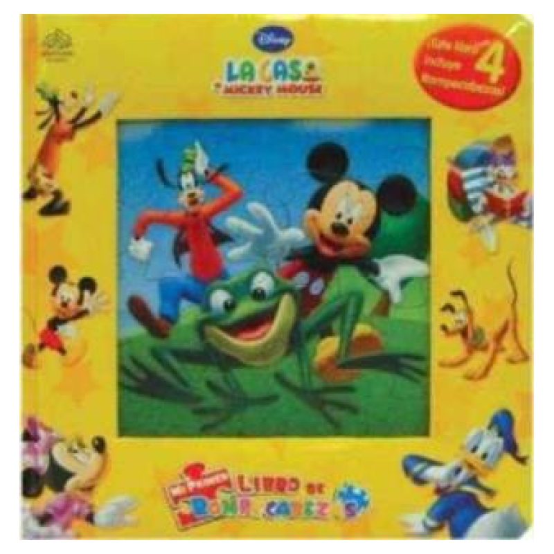 MI PRIMER LIBRO DE ROMPECABEZAS - DISNEY MICKEY HOUSE - CARTONE