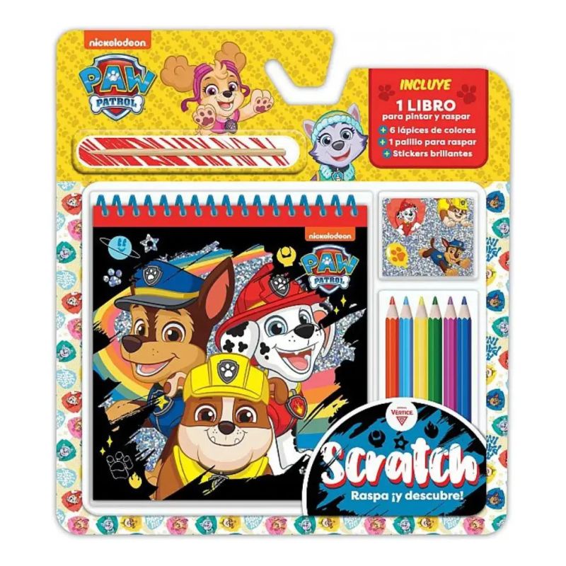 PAW PATROL - SCRATCH - RASPA Y DESCUBRE (Nuevo)