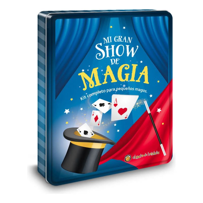 MI GRAN SHOW DE MAGIA - KIT COMPLETO PARA PEQUEÑOS MAGOS - AVENTURAS ENLATADAS