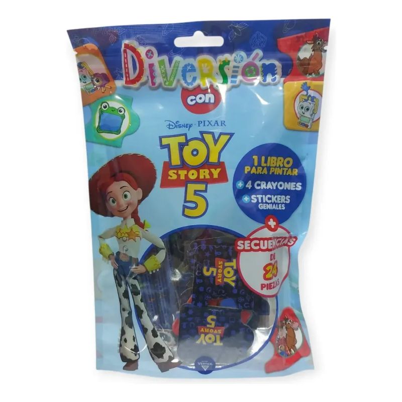 DIVERSION CON TOY STORY 5 - LIBRO PARA PINTAR (Nuevo)