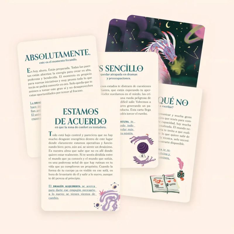 ORACULO DEL DRAGON - LIBRO + CARTAS (Nuevo) - Miniatura 3