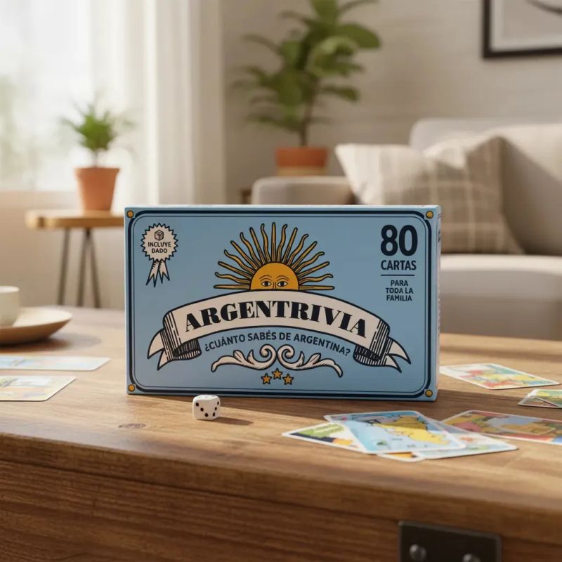 ARGENTRIVIA - 80 CARTAS PARA TODA LA FAMILIA
