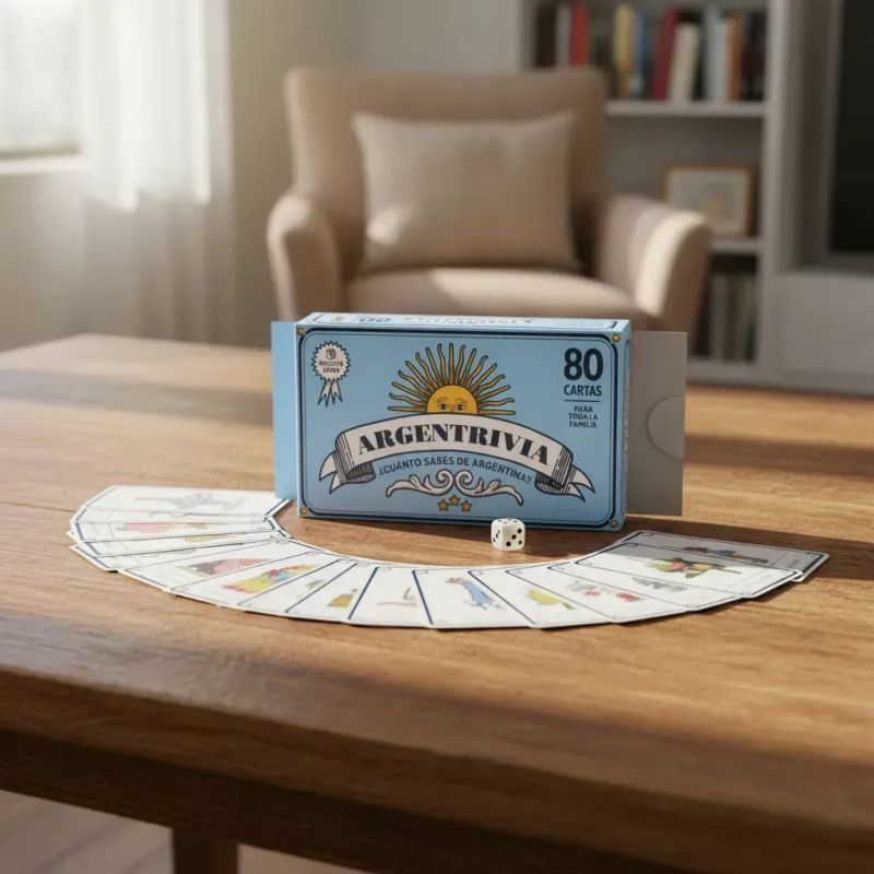 ARGENTRIVIA - 80 CARTAS PARA TODA LA FAMILIA - Miniatura 2