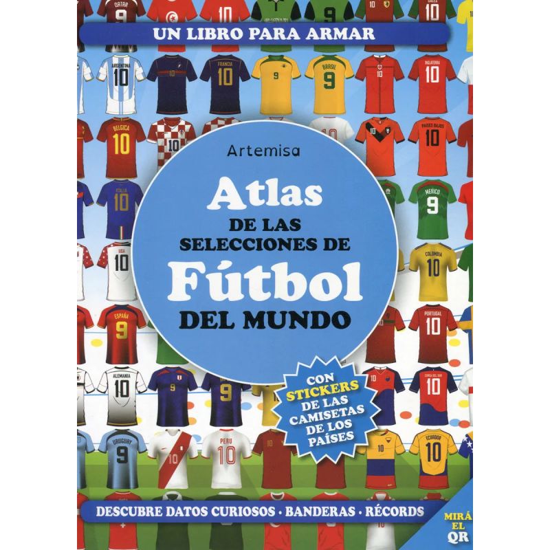 ATLAS DE LA SELECCIONES DE FUTBOL DEL MUNDO - CON STICKERS DE LAS CAMISETAS DE LOS PAISES (Nuevo) - Miniatura 3