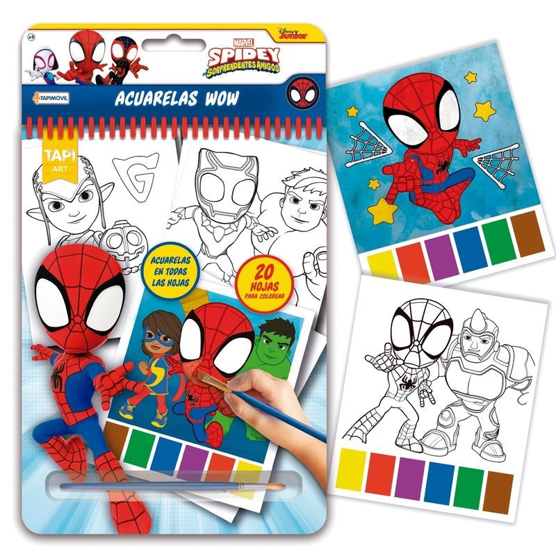SPIDEY MARVEL- ACUARELAS WOW (Nuevo)