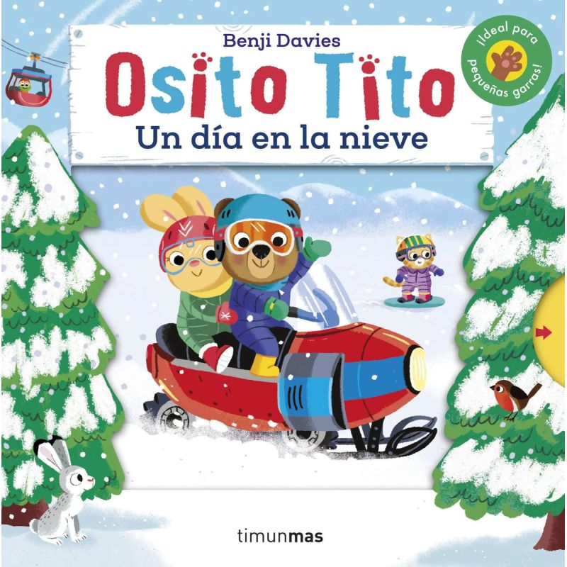 UN DIA EN LA NIEVE - OSITO TITO - CARTONE (Nuevo)