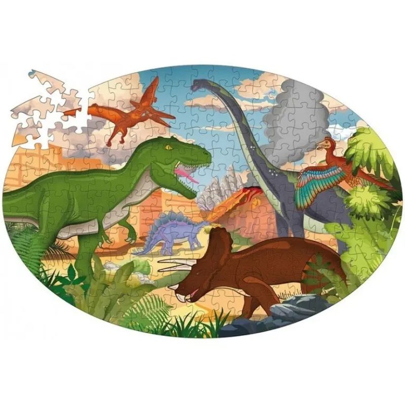 DINOSAURIOS, LOS - LIBRO + PUZZLE 205 PIEZAS - Miniatura 2