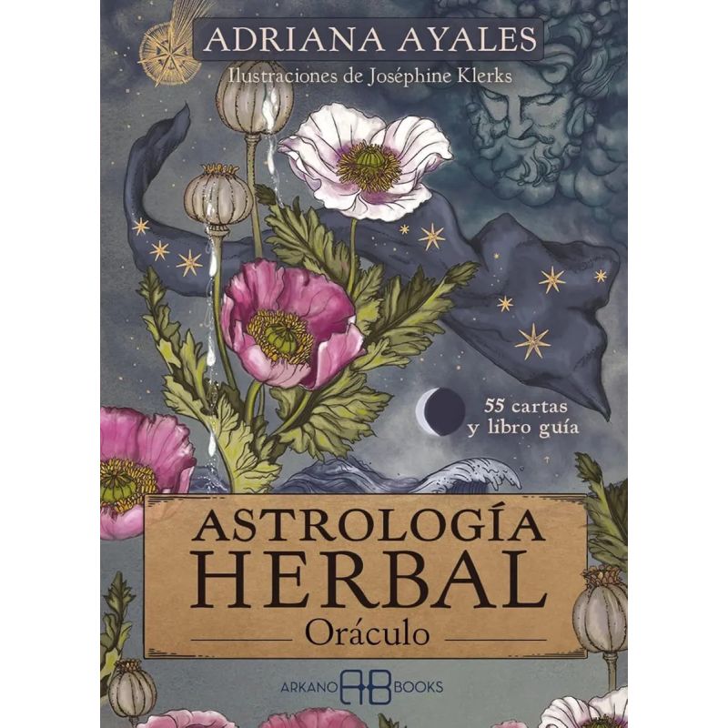 ASTROLOGIA HERBAL - ORACULO - LIBRO + 55 CARTAS (Nuevo)