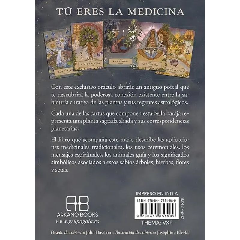 ASTROLOGIA HERBAL - ORACULO - LIBRO + 55 CARTAS (Nuevo) - Miniatura 2
