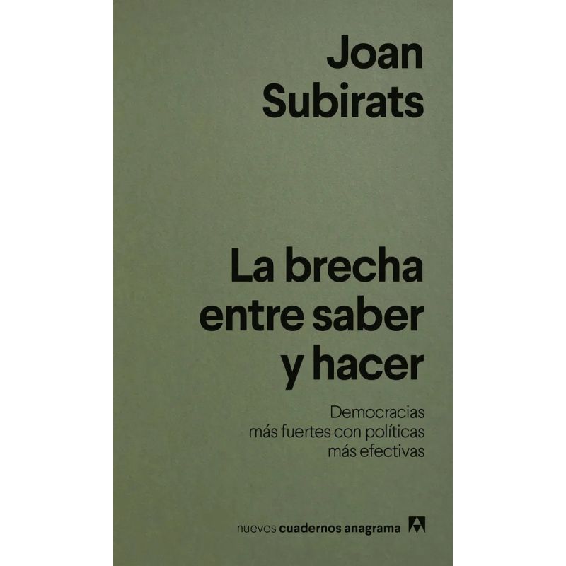 BRECHA ENTRE SABER Y HACER, LA
