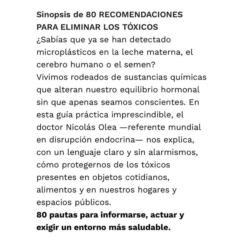 80 RECOMENDACIONES PARA EVITAR LOS TOXICOS - Miniatura 2
