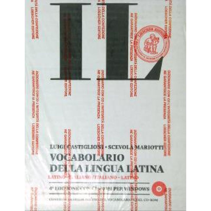 VOCABOLARIO DELLA LINGUA * ITALIANA LATINO-ITALIANO/ITALIANO-L