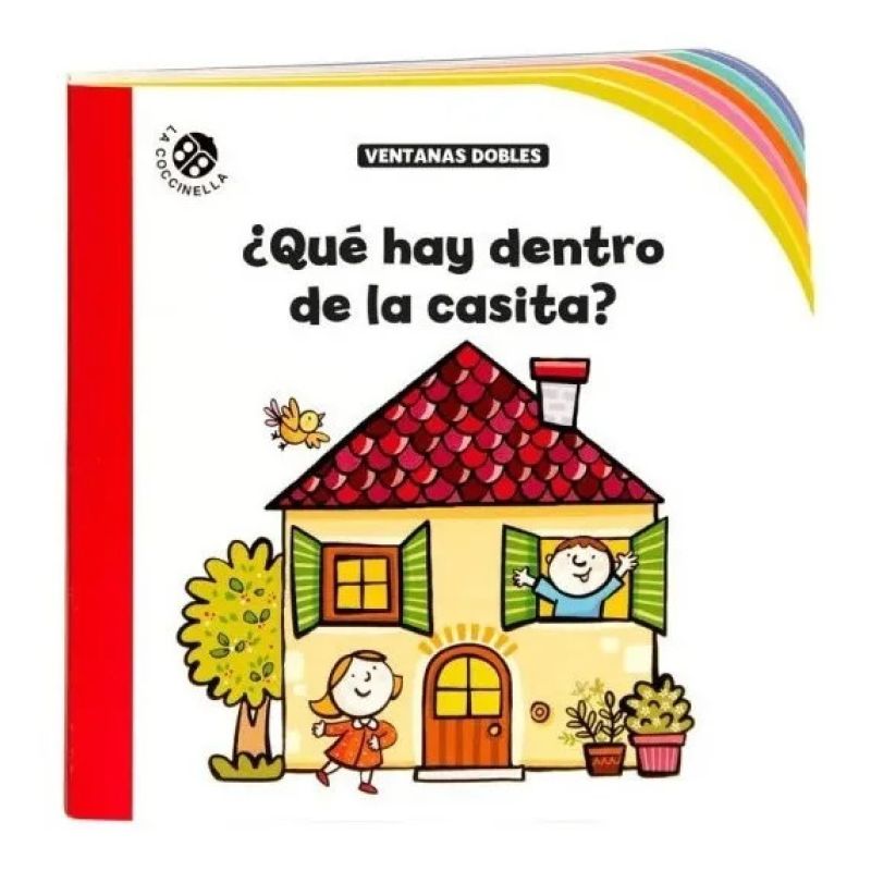 QUE HAY DENTRO DE LA CASITA ? - VENTANAS DOBLES - CARTONE