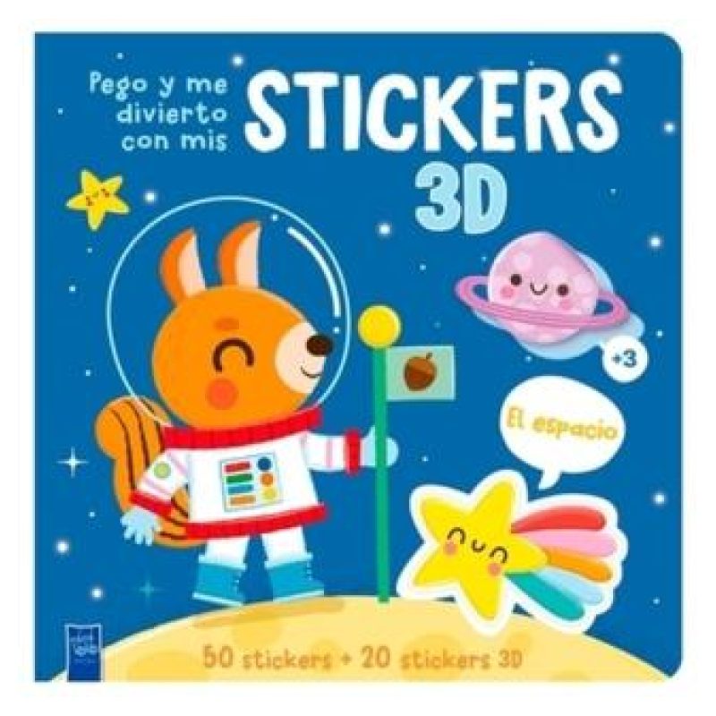 ESPACIO, EL - PEGO Y ME DIVIERTO CON MIS STICKERS 3D