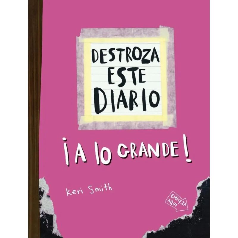 DESTROZA ESTE DIARIO - A LO GRANDE - ROSA FLUO (Nuevo) - Miniatura 2