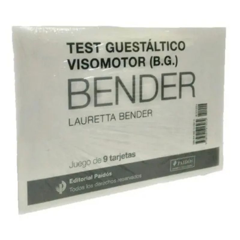 TEST GUESTALTICO VISOMOTOR - JUEGO TARJETA BENDER NV (Nuevo) - Miniatura 2