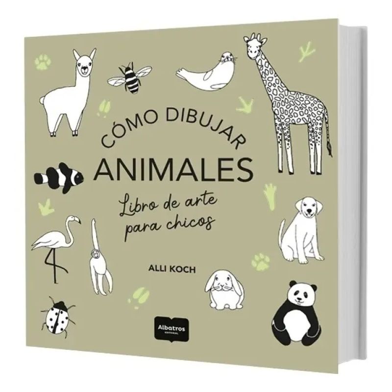 COMO DIBUJAR ANIMALES - LIBRO DE ARTE PARA CHICOS