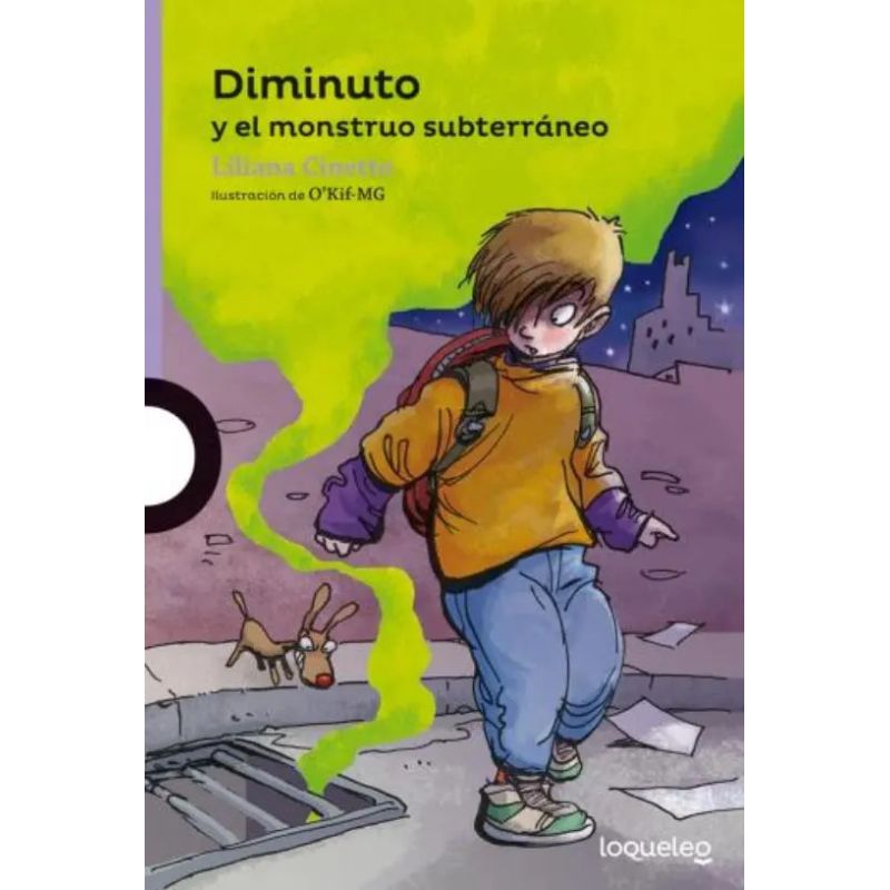 DIMINUTO Y EL MONSTRUO SUBTERRANEO - LOQUELEO MORADA (Nuevo) - Miniatura 3