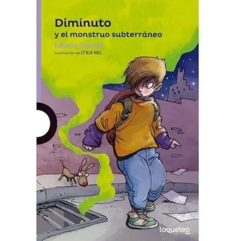 DIMINUTO Y EL MONSTRUO SUBTERRANEO - LOQUELEO MORADA (Nuevo) - Miniatura 5
