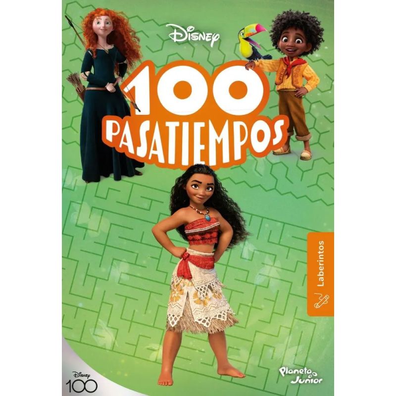 100 PASATIEMPOS - LABERINTOS - DISNEY (Nuevo)