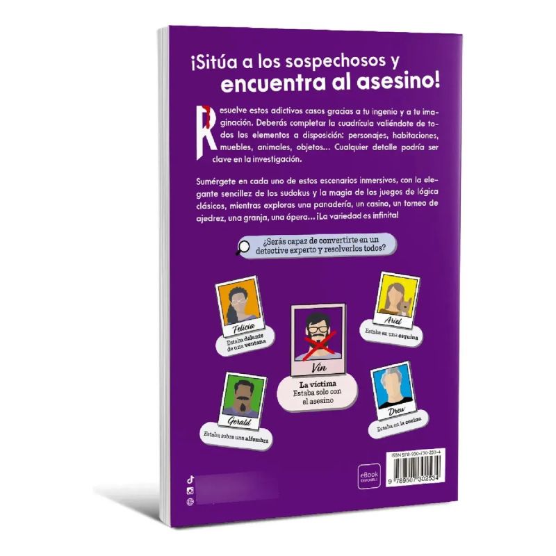 MURDOKU - 80 ACERTIJOS DE LOGICA Y ASESINATOS (Nuevo) - Miniatura 3