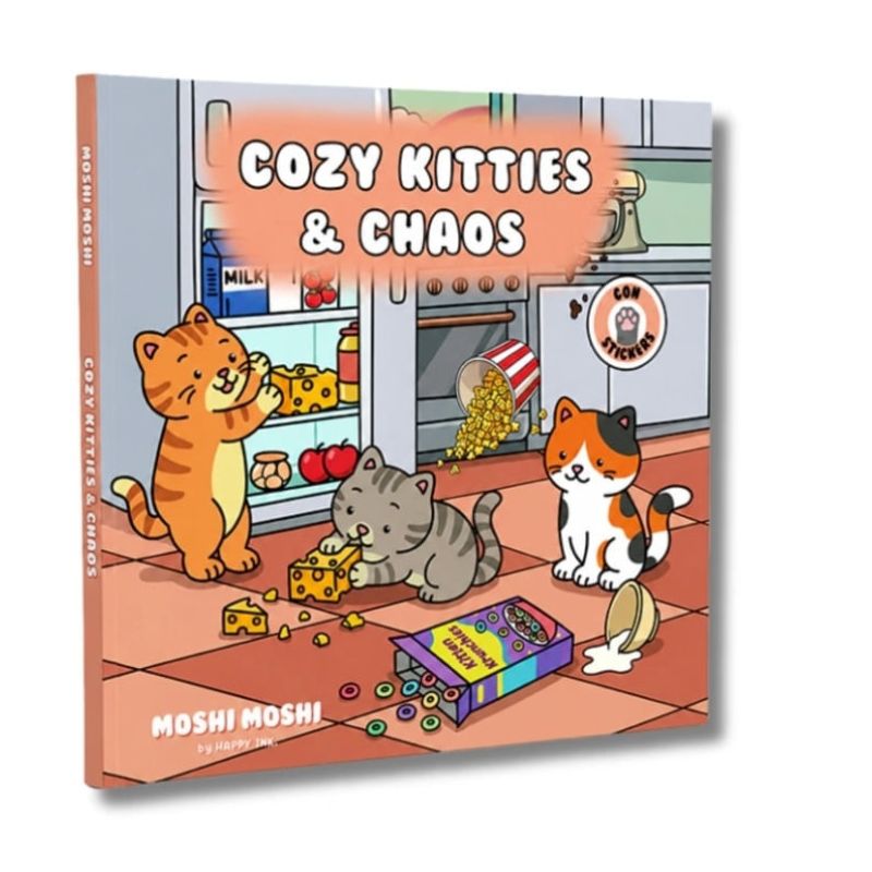 COZY KITTIES AND CHAOS - MOSHI MOSHI HAPPY INK
