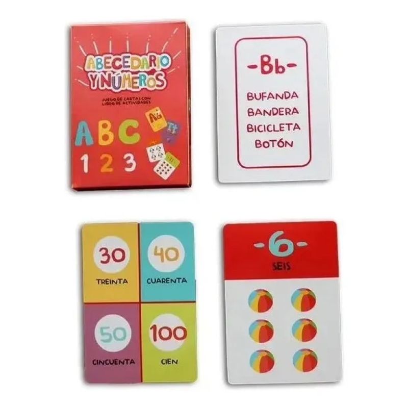 ABECEDARIO Y NUMEROS CARTAS + LIBRO DE ACTIVIDADES - EDUCARDS* - Miniatura 3