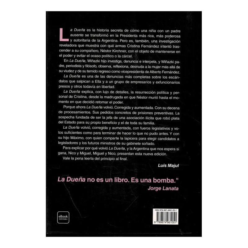 VOLVIO LA DUEÑA - EDICION CORREGIDA Y AUMENTADA (Nuevo) - Miniatura 4