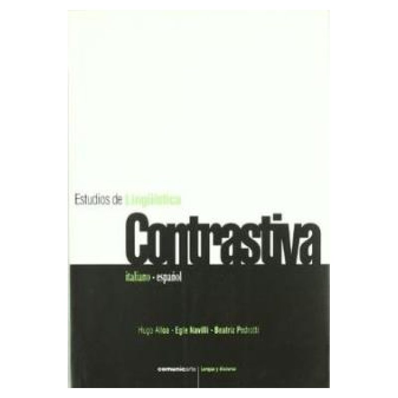 ESTUDIOS DE LINGÜISTICA CONTRASTIVA - ITALIANO/ESPAÑOL
