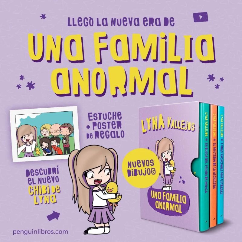 UNA FAMILIA ANORMAL - PACK 3 LIBROS + POSTER (Nuevo) - Miniatura 2