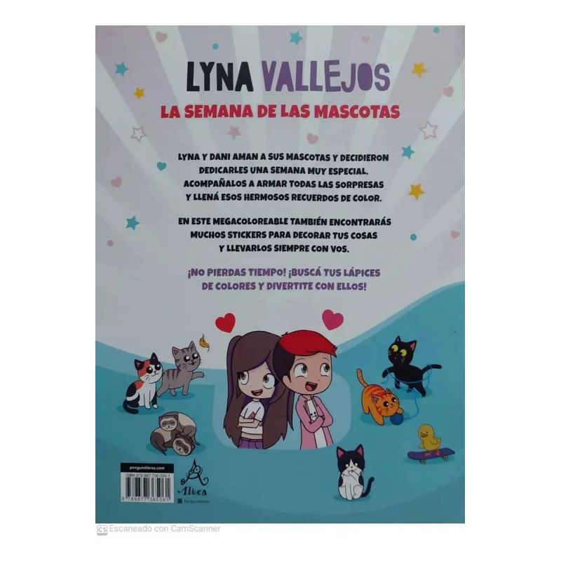 SEMANA DE LAS MASCOTAS, LA - LIBRO PARA COLOREAR CON STICKERS (Nuevo) - Miniatura 2