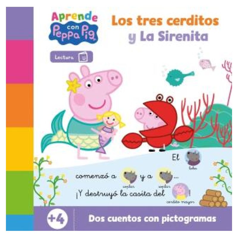APRENDE CON PEPPA - LOS TRES CERDITOS Y LA SIRENITA