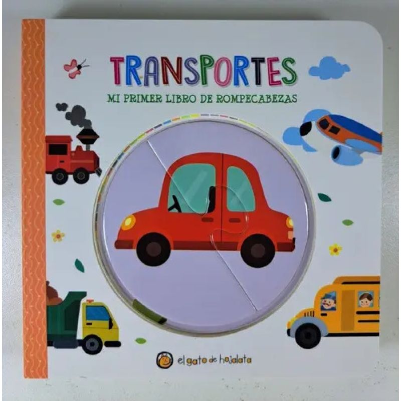 TRANSPORTES - MI PRIMER LIBRO DE ROMPECABEZAS - CARTONE (Nuevo) - Miniatura 2