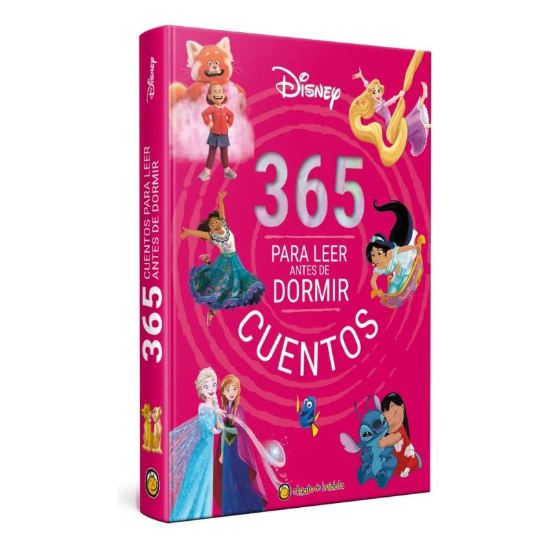 365 CUENTOS PARA LEER ANTES DE DORMIR DISNEY/PIXAR - TAPA ROJA - TD (Nuevo)