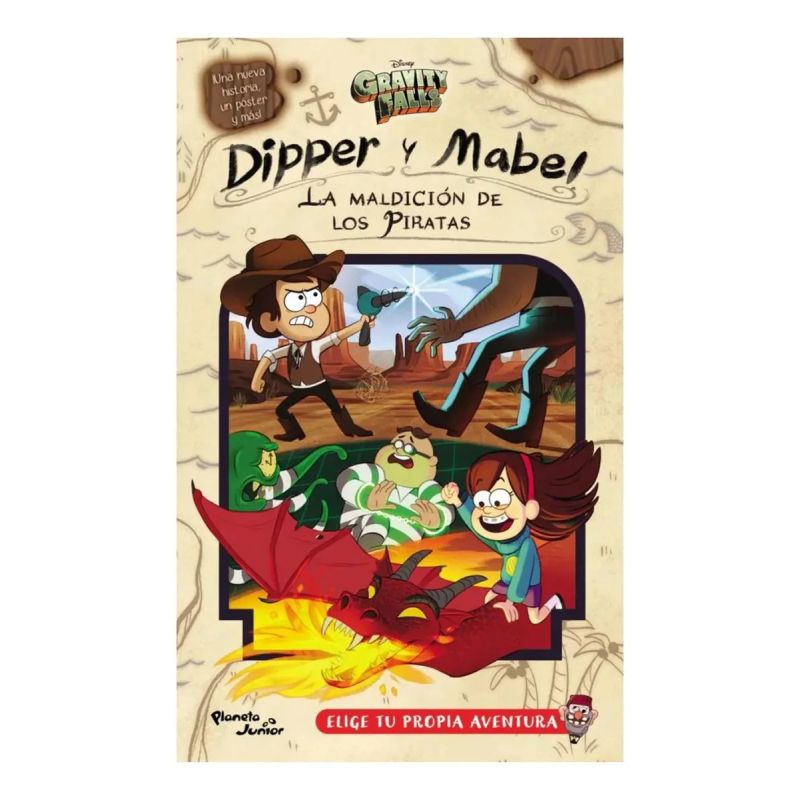 MALDICION DE LOS PIRATAS, LA - GRAVITY FALLS - DIPPER Y MABEL (Nuevo)