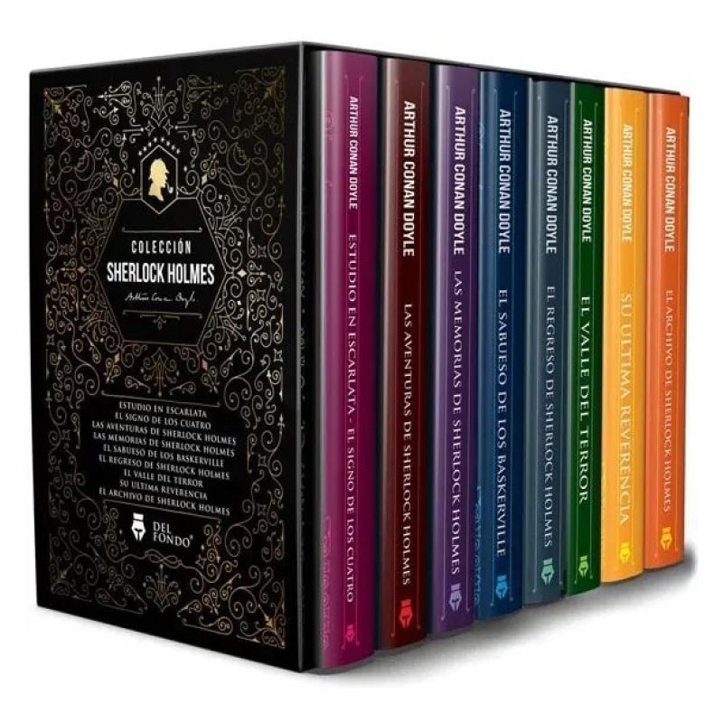 COLECCION COMPLETA SHERLOCK HOLMES (8 VOLUMENES) (RUSTICA) (Nuevo)